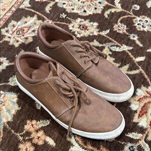 Goddiellow Men's Brown Casual Loafers